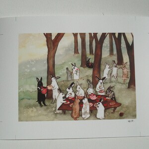 The Reunion Fine Art Rabbit Print image 6