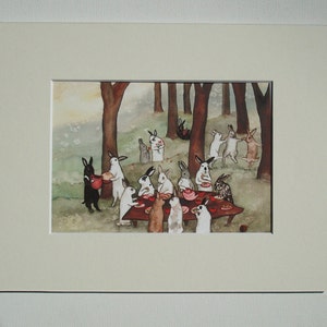 The Reunion Fine Art Rabbit Print image 5