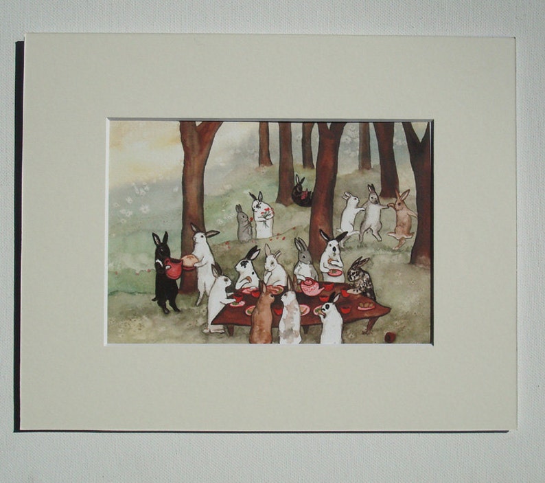 The Reunion Fine Art Rabbit Print image 5