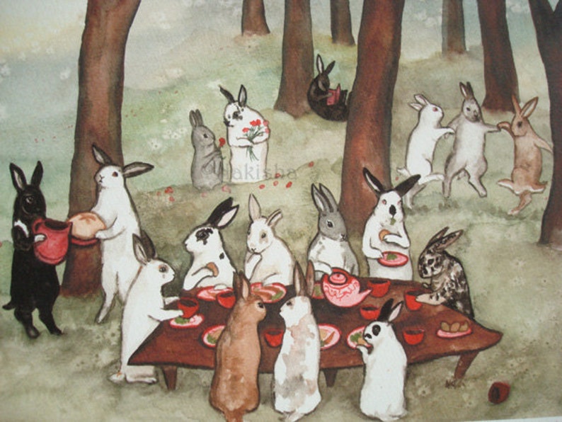 The Reunion Fine Art Rabbit Print image 4