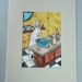 Fine Art Rabbit Print in the Kitchen - Etsy