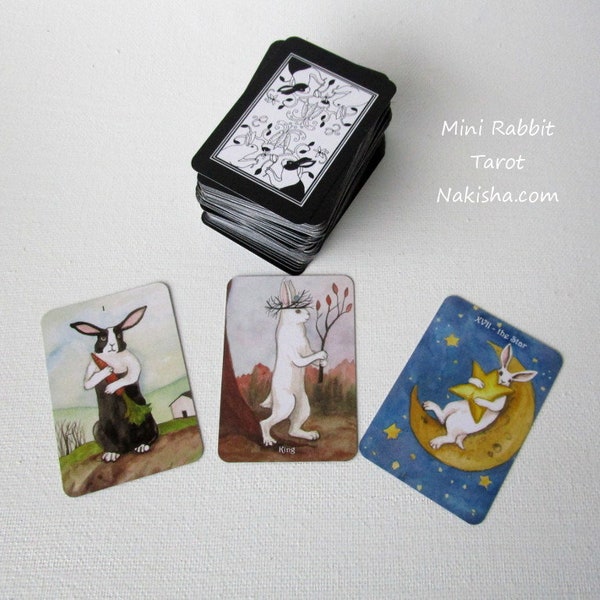 Mini Deck - The Rabbit Tarot - Art Card Deck