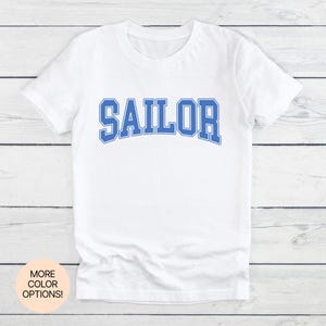 Sailor! T-Shirt in Multiple Colors & Sizes. Nautical Gift Tee for Sea Lovers, Crew Members, and Maritime Experts Navigating Life Boldly.