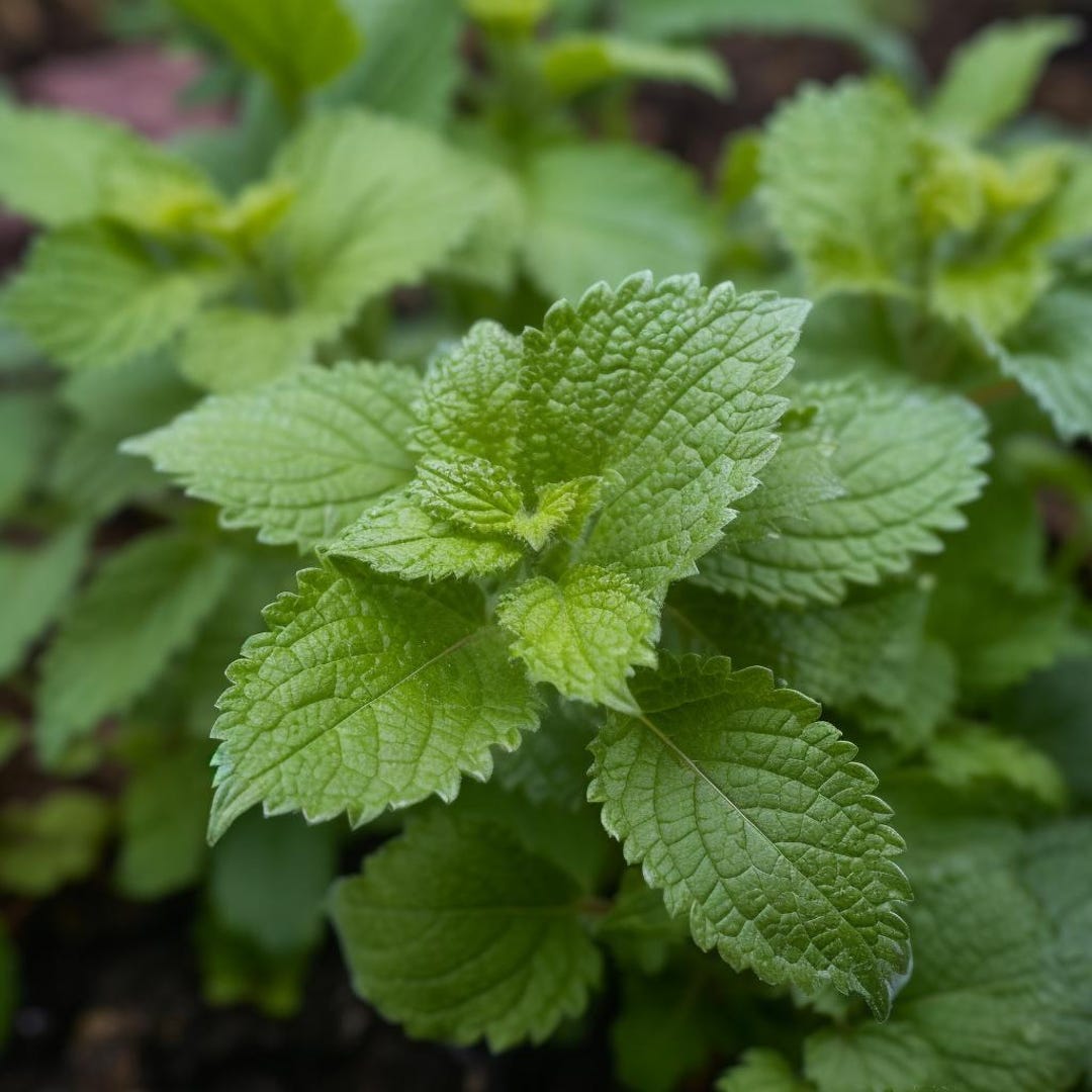 Organic Lemon Balm Live Plant Melissa Officinalis Etsy organic-lemon-balm-live-plant-melissa-officinalis-etsy