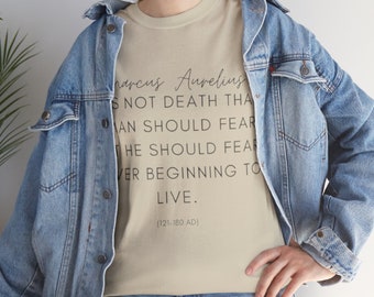 StoicEssense Marcus Aurelius Quote T-Shirt