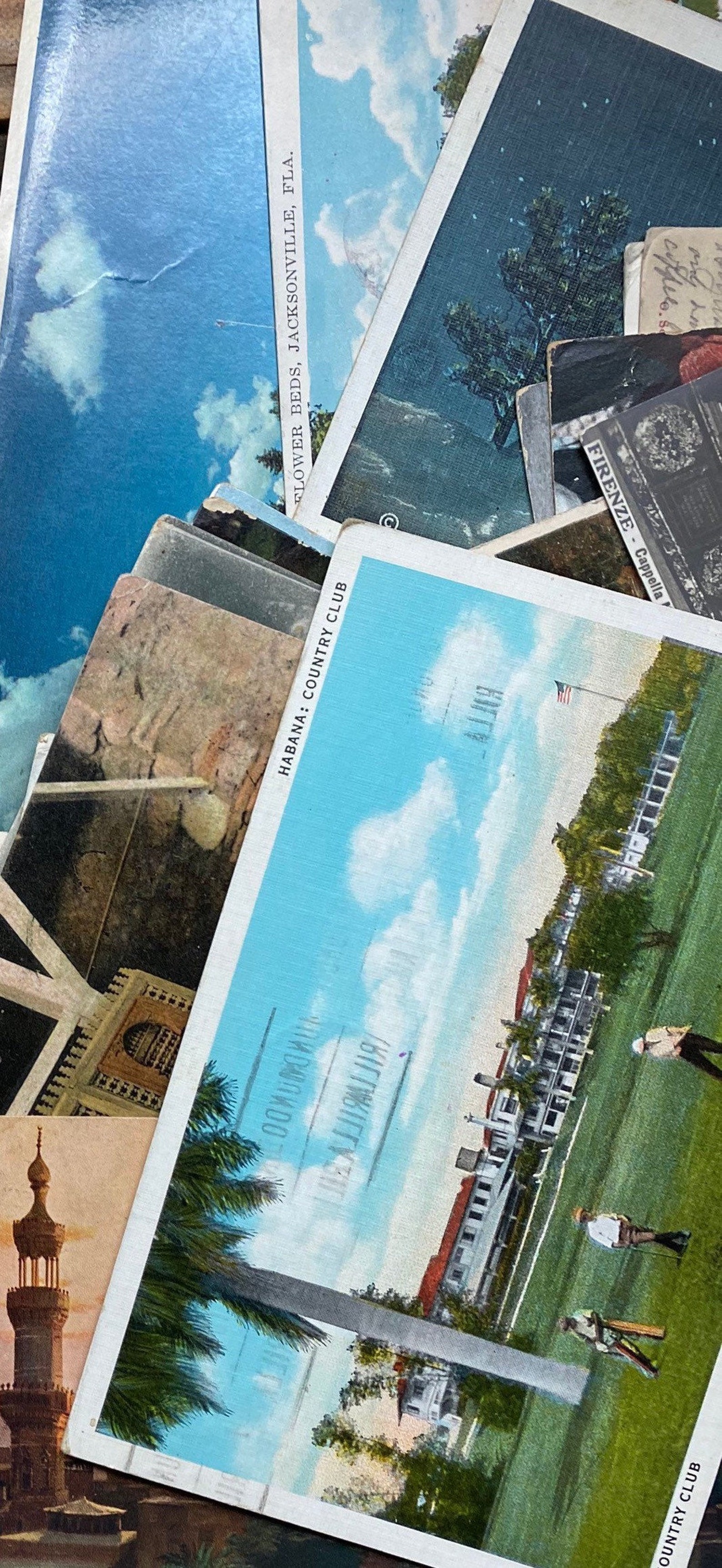Vintage Sent Written Mystery POSTCARDS From Around the World | Vacation ...