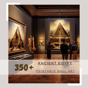350+ Ancient Egypt - Eclectic Gallery Set - Printable  - Ancient Egypt Gallery Wall Decor