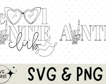 Aunt Shirt, Cool Aunts Club Shirt, Cool Aunt Svg, Auntie Shirt, Gift for Aunt, New Aunt Gift, Mother's Day, Pregnancy Announcement For Aunt