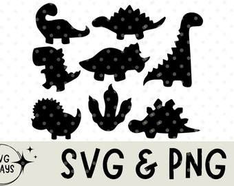 Cute Dinosaur svg | dinosaur clipart | dinosaur silhouette svg | kids dinosaur svg | t-rex svg | dino svg | all in one svg files