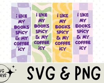 Paquete SVG de marcador, marcador png, marcador picante svg, marcador imprimible, plantilla de marcador svg, libros svg, libro retro svg, lectura svg