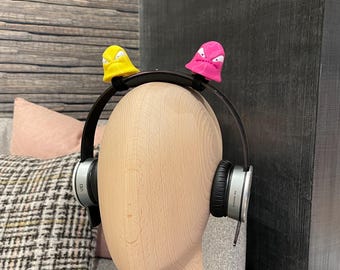FFXIV M6S Sugar Riot Headphone Accessory: 3D Printed Flan Minions
