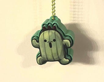 FFXIV Cactuar Fidget Clicker Keychain