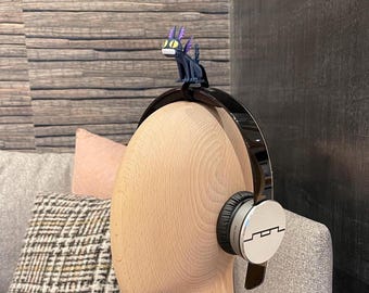FFXIV 3D Gimme Cat headphone accessory, XIV M6S Adds meme, FF9 inspired unique gift, Artist sculpted minion figurine, FF14 Dawntrail merch