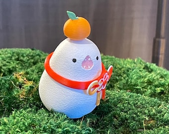 FFXIV Great White Tsuchinoko+ (3D Printed in color PLA) aka white serpent of ronka