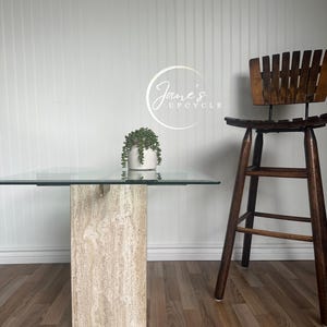 Artedi Travertine Side Table