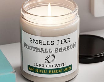 NDSU Bison Soy Candle: North Dakota State University Fan Gift