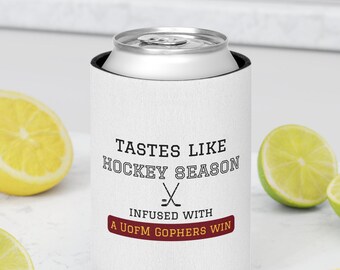 U of M Hockey Can Cooler, Game Day Drink Sleeve, Gopher Can Koozie, U of M Tailgating, Gopher Hockey Can Cooler, Minnesota Hockey Koozie