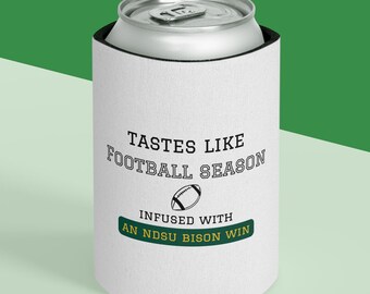 NDSU Bison Football Can Cooler, Game Day Tailgate Koozie, Bison Football Fan Gear, Bison Tailgating, NDSU Football, NDSU Football Fan