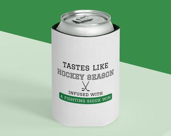 Enfriador de latas Fighting Sioux: Koozie para el portón trasero del día del juego