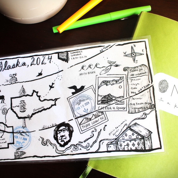 Tailored Travel Map | Handmade Memory Map | Customize your Adventures