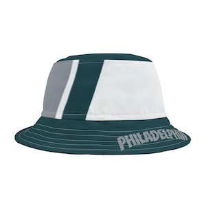 Cappello da pescatore verde e bianco, cappello da pescatore a tema football di Philadelphia, cappello unisex, cappello di Philly, grazioso cappello da pescatore, cappello per il giorno della partita, regalo