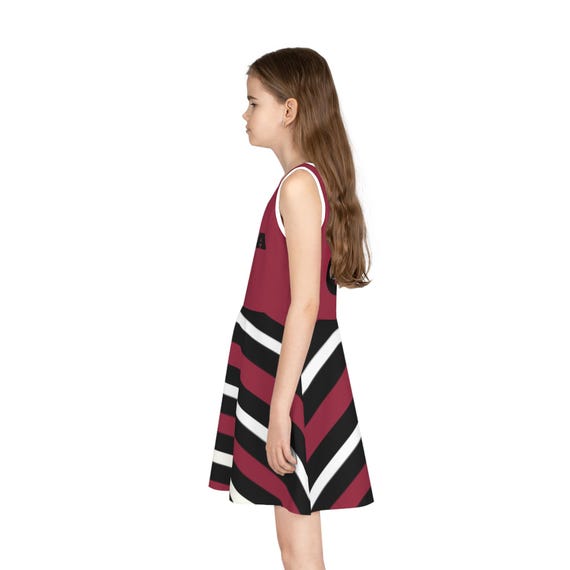Red and Black Striped Girls Dress, Arizona Football Themed Dress, Toddler  Dress, Game Day Outfit, Matching Dress, Christmas Gift - Etsy