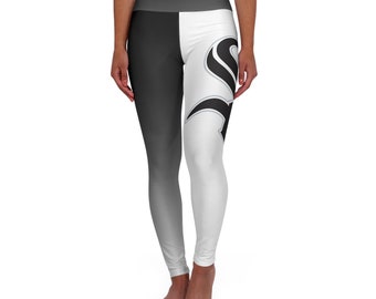 Leggings de yoga taille haute sur le thème du baseball White Sox pour femmes