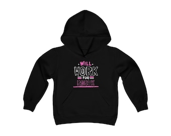 Kids Funny Gaming Heavy Blend Hooded Sweatshirt