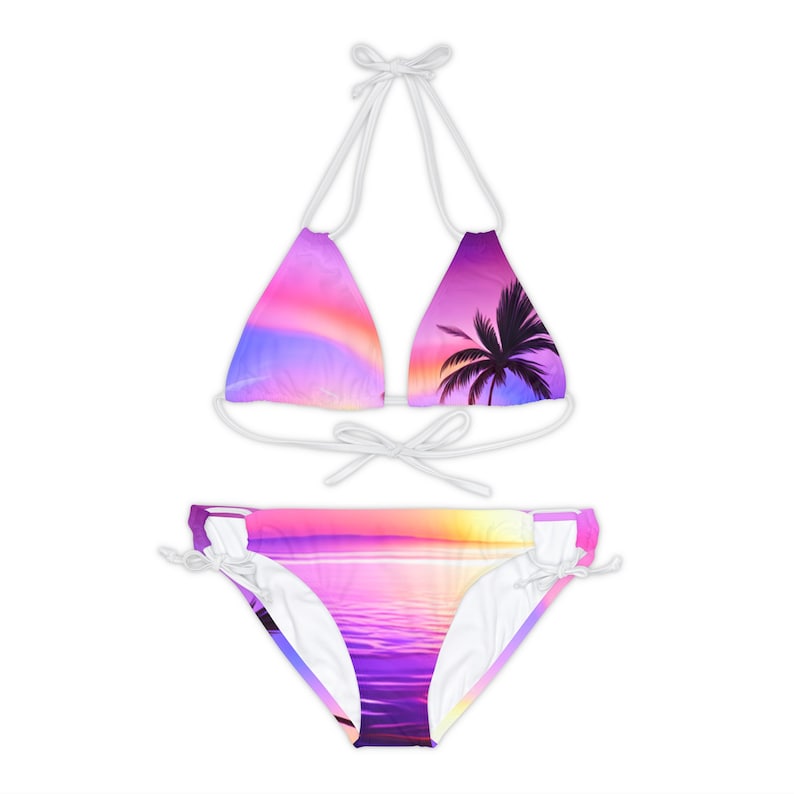 Sunset String Beautiful Sunset String Bikini Set - Etsy
