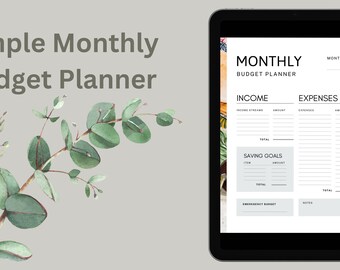 Monthly Budget Planner