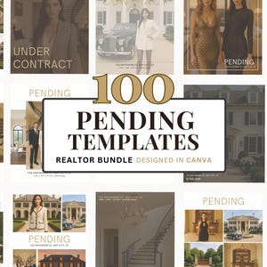 100 ausstehende Real Objekt Canva Vorlagen | Instagram Grid & Story Posts