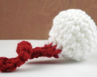 Crocheted Eyeball Cat Toy (with catnip, choose your color)