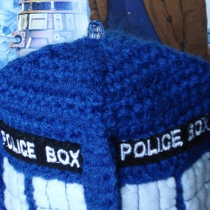 Crocheted Police Box Plushie image 2