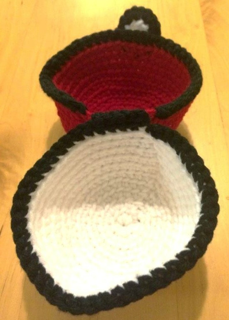 TWO Crochet Patterns for Large and Medium Pokemon-Inspired Hinged Monster Catching Ball PATTERNS ONLY image 3