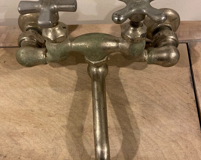 Wall Mount Farmhouse Sink Faucet Vintage Etsy