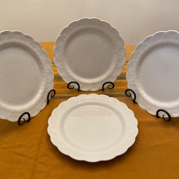 Scalloped Edge Plate Etsy