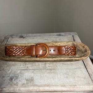 VINTAGE COACH leather braided classic work wear belt 40 Coach | Accessories | Coach Black Leather Belt | Poshmark main image 2