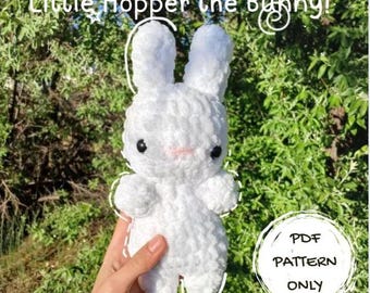 Crochet the Bunny Pattern Amigurumi PDF Download Beginner Friendly