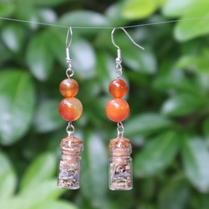 Wish Intention Spell Jar Earrings