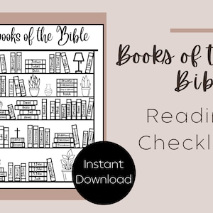 Books of the Bible Coloring Checklist