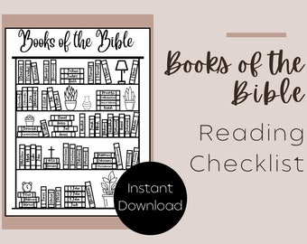 Books of the Bible Coloring Checklist