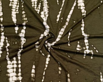 Stretch Rayon Jersey Knit Tie Dye 1 Yard