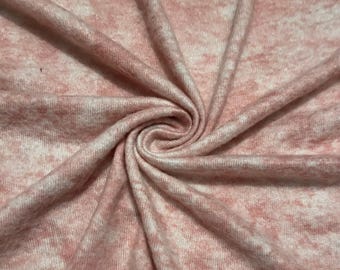 Soft Brushed Hacci Knit  Fabric Tie Dye Design 1 Yard