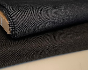 Denim Fabric Indigo/Black/Chambray 1 Yard