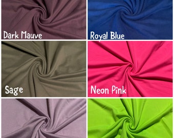 Stretch Knit Fabric Soft Brushed 1-Yard