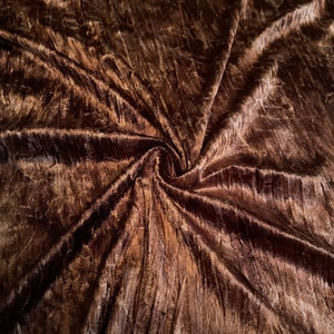 Crushed Velvet Fabric Tie Dye Design 2 Yards