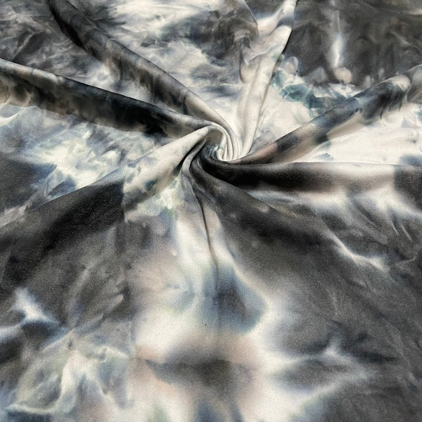 Tie Dye Knit Fabric Etsy