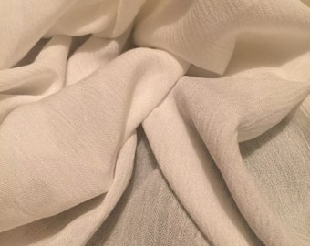 Crinkle Rayon Fabric 2-1/2 Yards