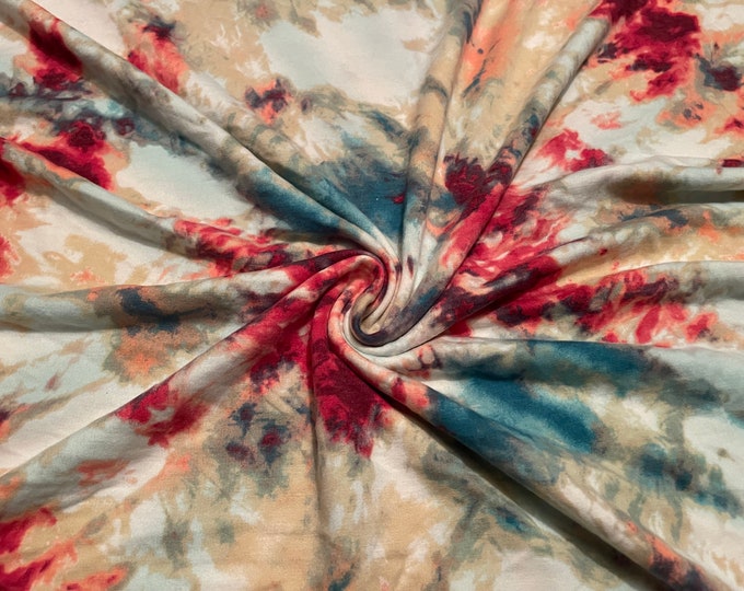 Terry Search Pattern French Terry Knit Tie Dye Pattern 1-1/4 Yard - Etsy