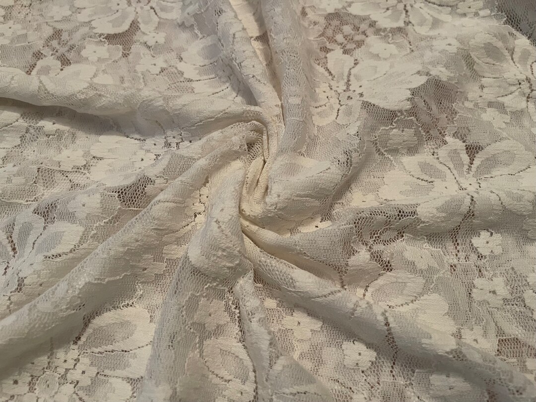 Floral Pattern Lace Fabric 1 Yard - Etsy